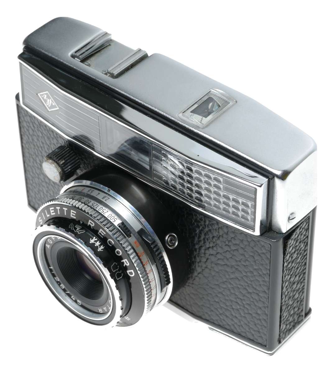 Agfa Silette Record 35mm Point Shoot Camera Color-Apotar 1:2.8/45mm
