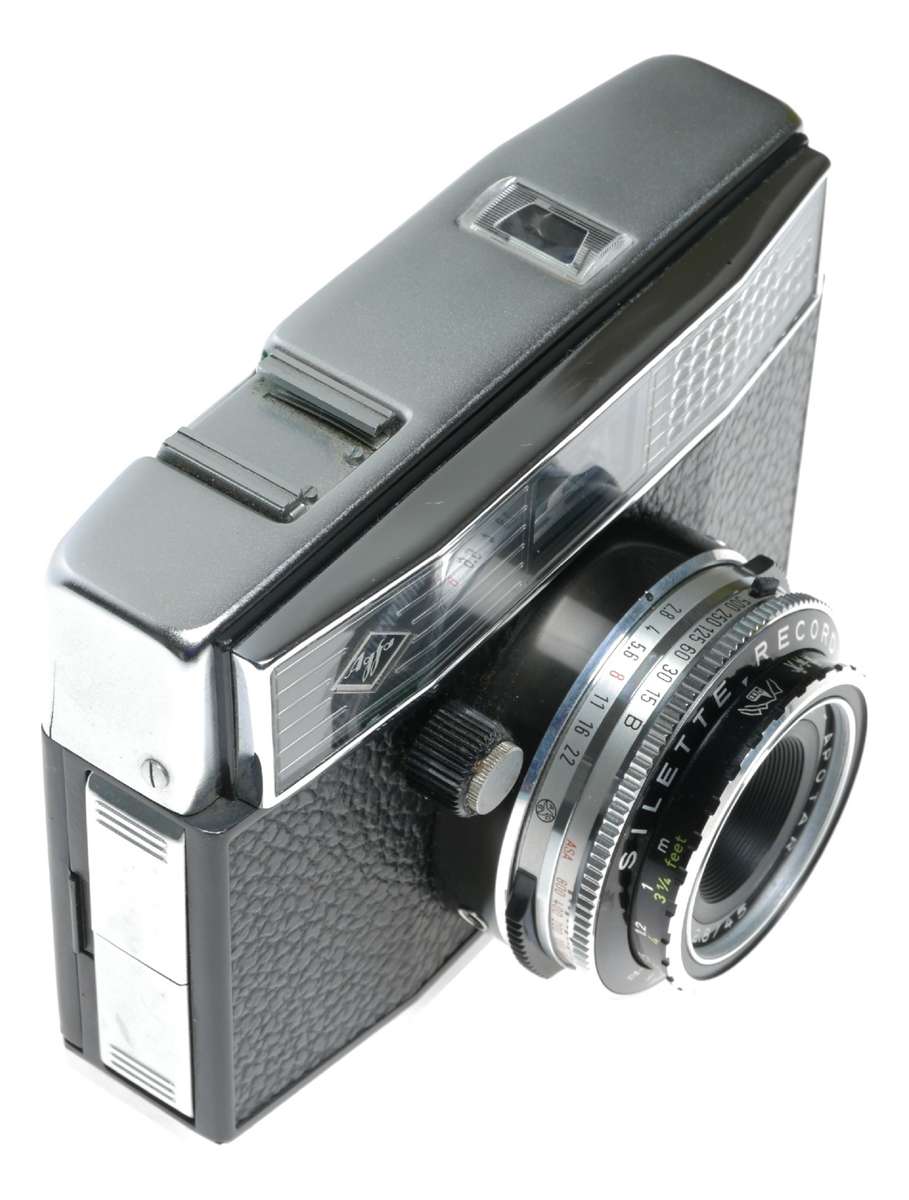 Agfa Silette Record 35mm Point Shoot Camera Color-Apotar 1:2.8/45mm