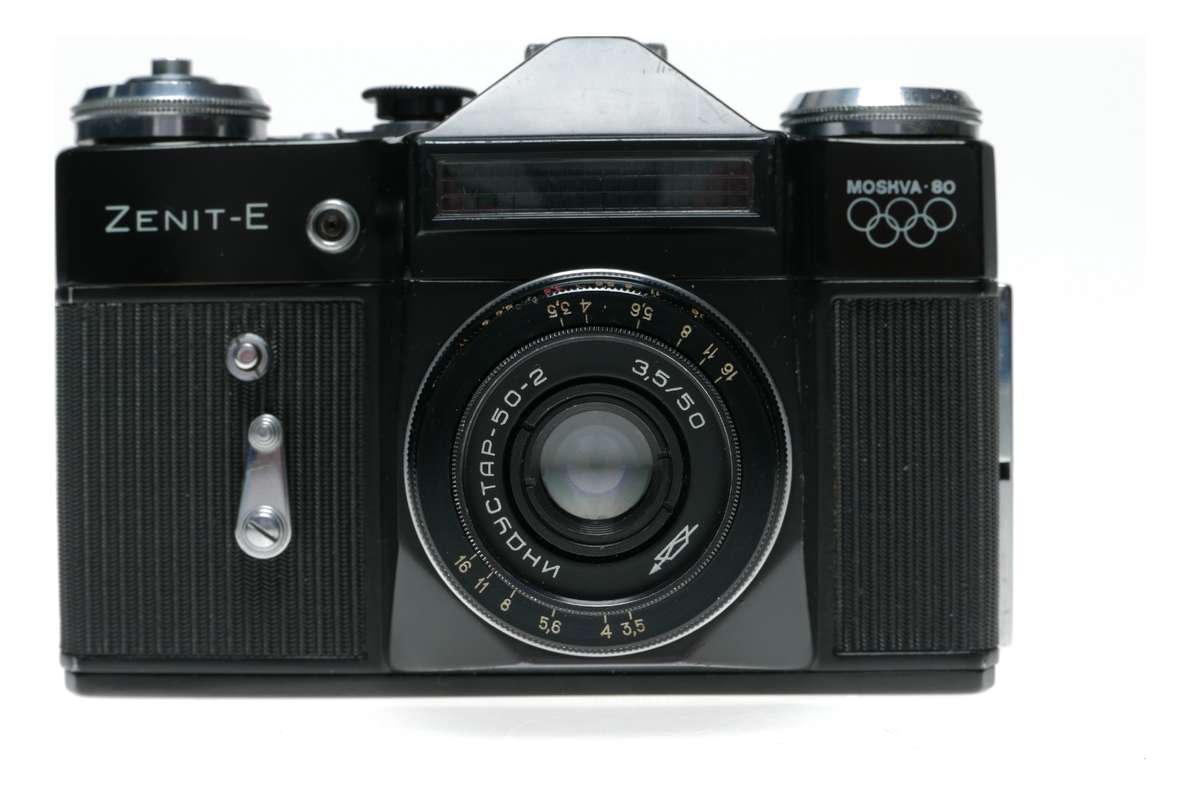 Zenit-E Film Camera Industar-50-2 3.5/50 1980 Olympic Moskva