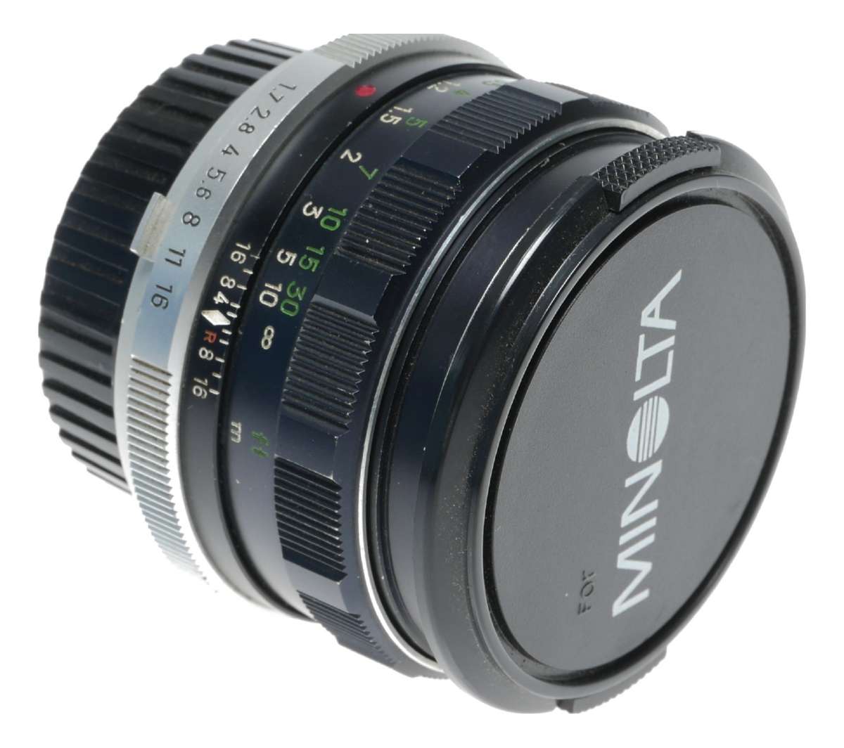 Minolta MC Rokkor PF 1:1.7 f=55mm SLR Prime Fast Camera Lens