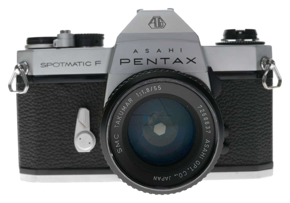 Asahi Pentax SP-F Spotmatic F SLR Camera SMC Takumar 1:1.8/55