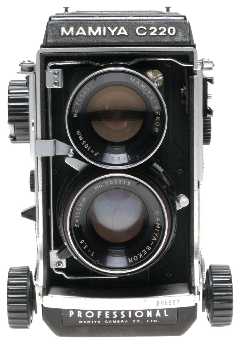 Mamiya C220 Professional TLR Film Camera Sekor 3.5/105mm Lens
