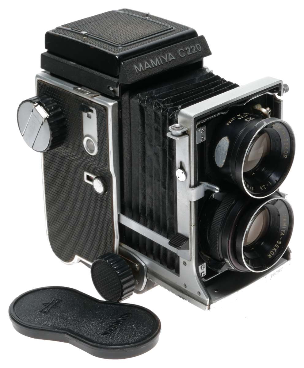 Mamiya C220 Professional TLR Film Camera Sekor 3.5/105mm Lens