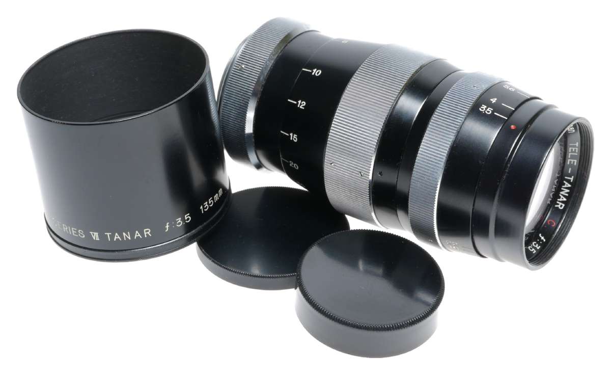 Tanaka Tele-Tanar f:3.5 13.5cm Tanack IV-S Rangefinder Camera Lens M39 LM