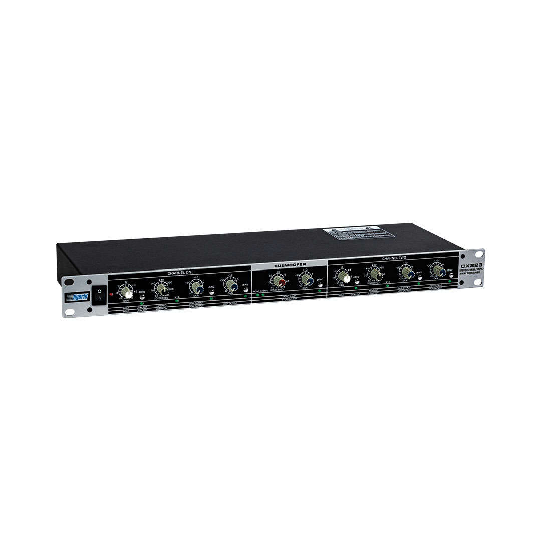 Hybrid CX223 2-Way Stereo, 3-Way Mono Active Crossover