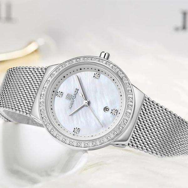 Naviforce 5005 Womens Watch - Silver