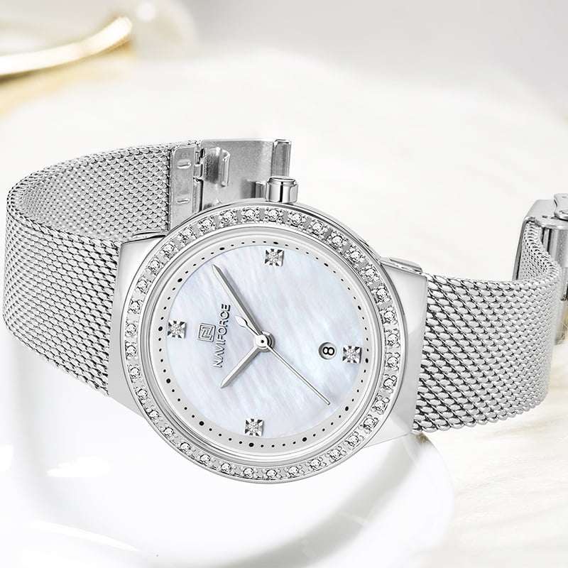 Naviforce 5005 Womens Watch - Silver