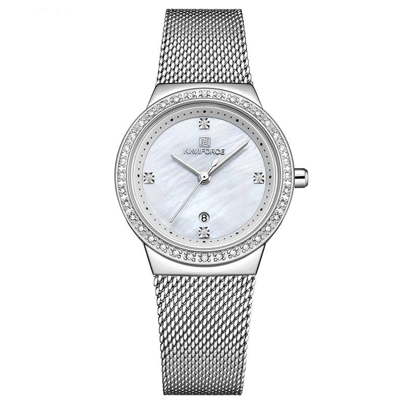 Naviforce 5005 Womens Watch - Silver