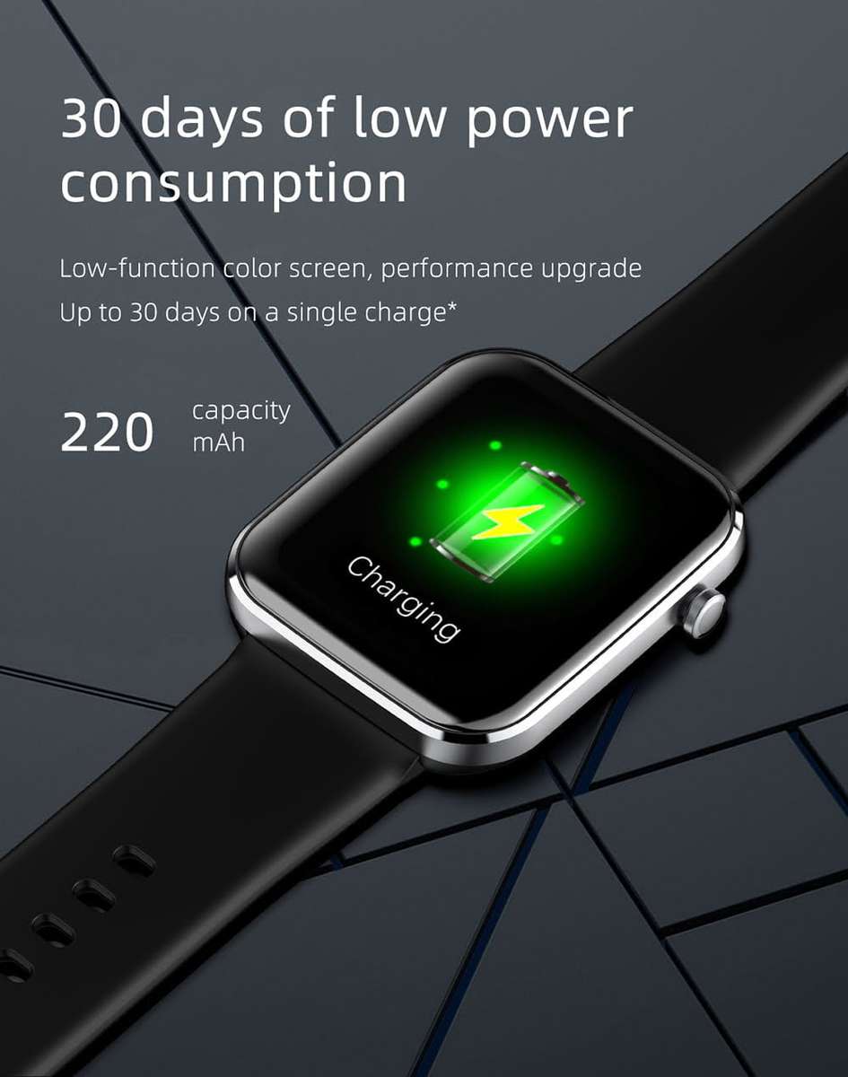 COLMI P15 Smart Watch - Black