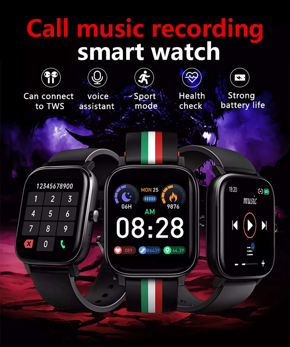 Colmi P12 Smart Watch - Black