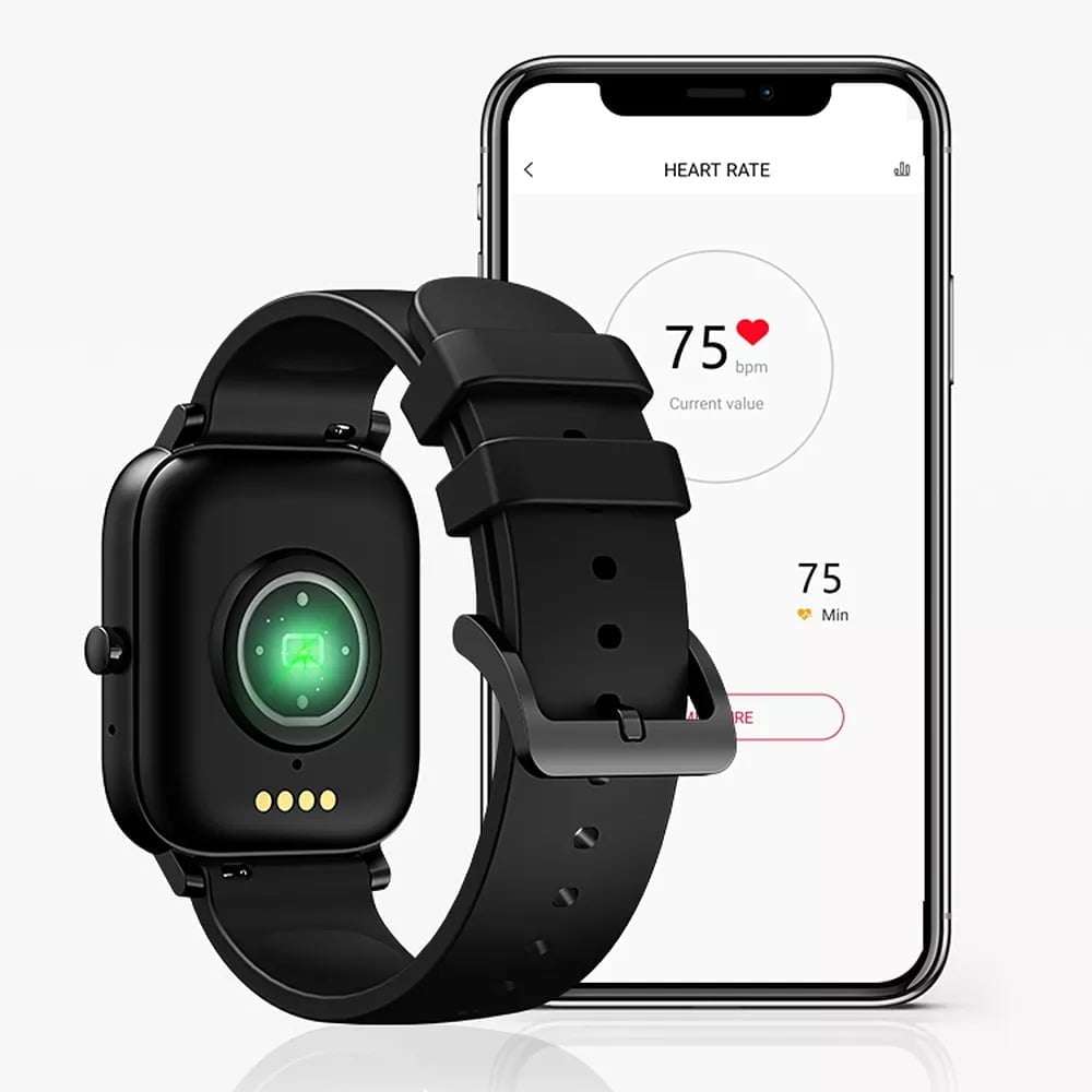 Colmi P12 Smart Watch - Black