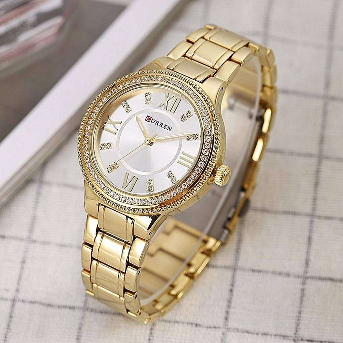 Curren 9004 Womens Watch - Gold