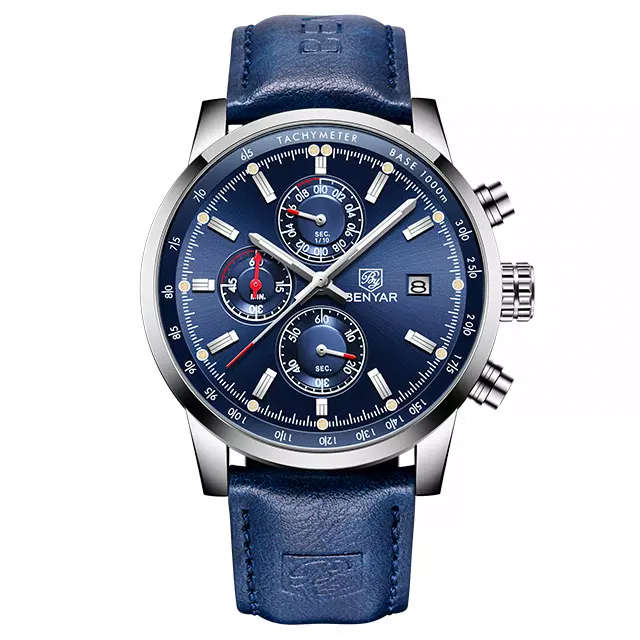 Benyar 5102 Mens Chronograph Watch - Blue