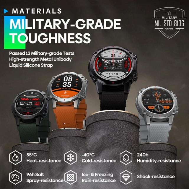 Zeblaze Vibe 7 Lite Smart Watch - Grey