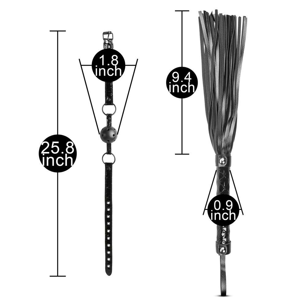 6pcs Embossed SM Kit - Black