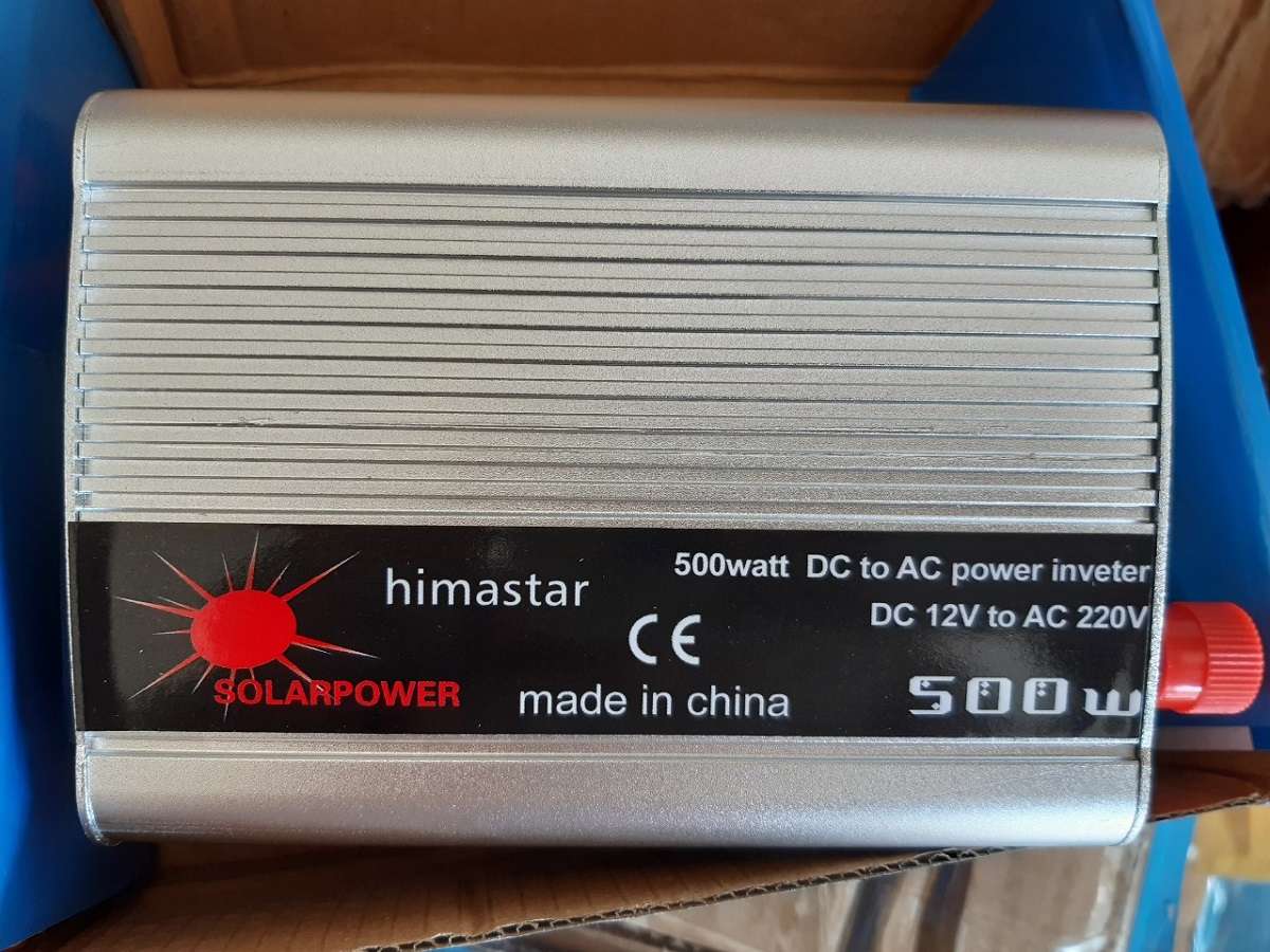 500 Watts 12v DC to 220v AC Inverter  - 500W Peak Power 12V Inverter