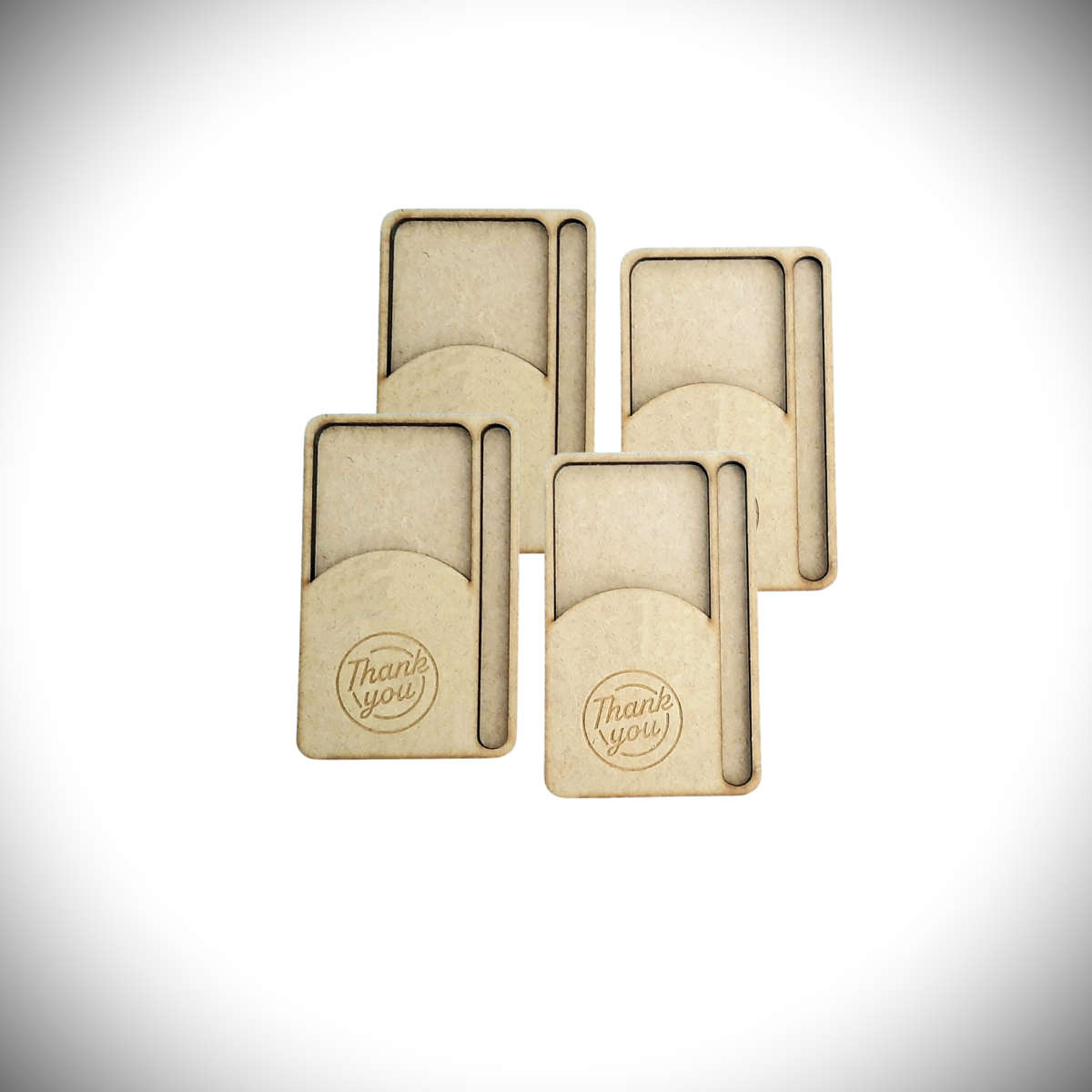 10-Pack Rustic Trupan MDF Bill Folders