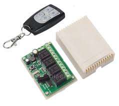 4 Channel Remote Control Switch (Receiver & Controller)