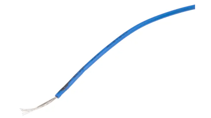 0.4mm Blue PVC Insulated Tinned Copper Wire 3 Meter