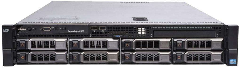 DELL PowerEdge R520 - 6 CORE CPU - 8 x 4TB SAS Drives - 128GB RAM