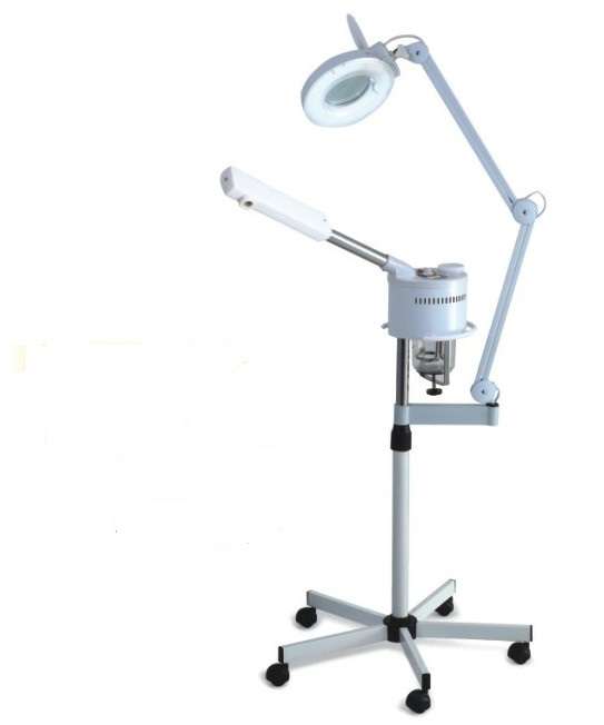 UV Facial Steamer & Magnifying Lamp Combo