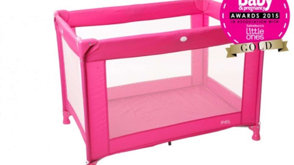 Baby Camp Cot (Grey)