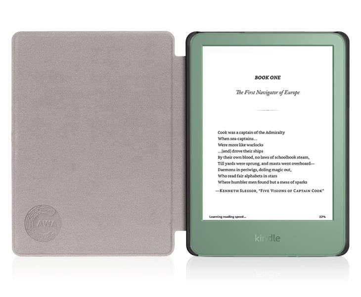 CAWA Slim Smart Case/Cover for Kindle 6" (Gen 11, 2022-2024) - Paintings Collection