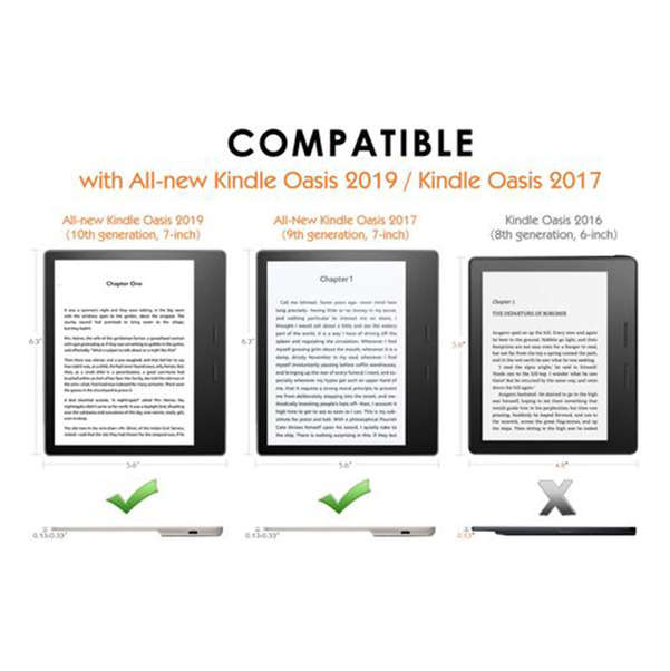 CAWA Slim Smart Case Cover for Kindle Oasis 7"