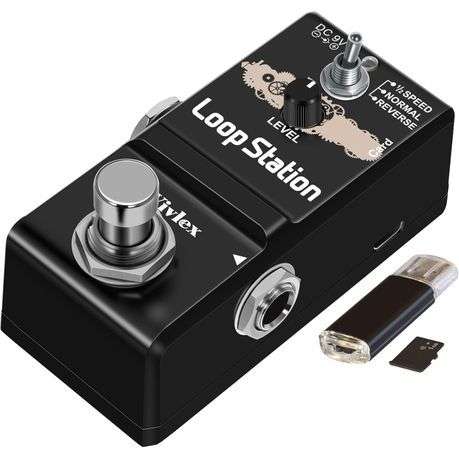 VIVLEX Guitar Loop Station: with 1GB Memory Card
