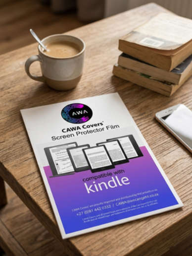 CAWA Transparent Back Cover Compatible with Kindle Gen 10 (6", 2019)