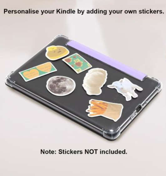 CAWA Transparent Back Cover Compatible with Kindle Gen 10 (6", 2019)