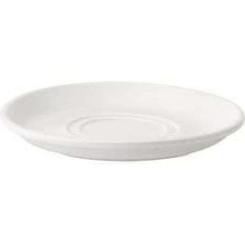 Prima - White - Double Well Saucer 16cm (24) Da-997