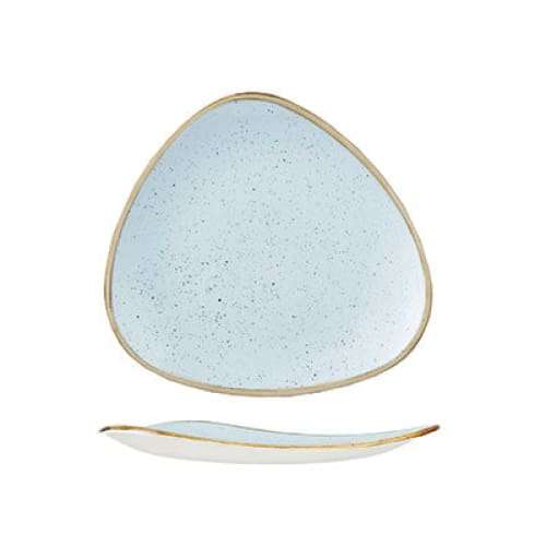 Stonecast - Duck Egg Blue Triangle Plate 22.9cm (12) Cc-sdes-tr9.1