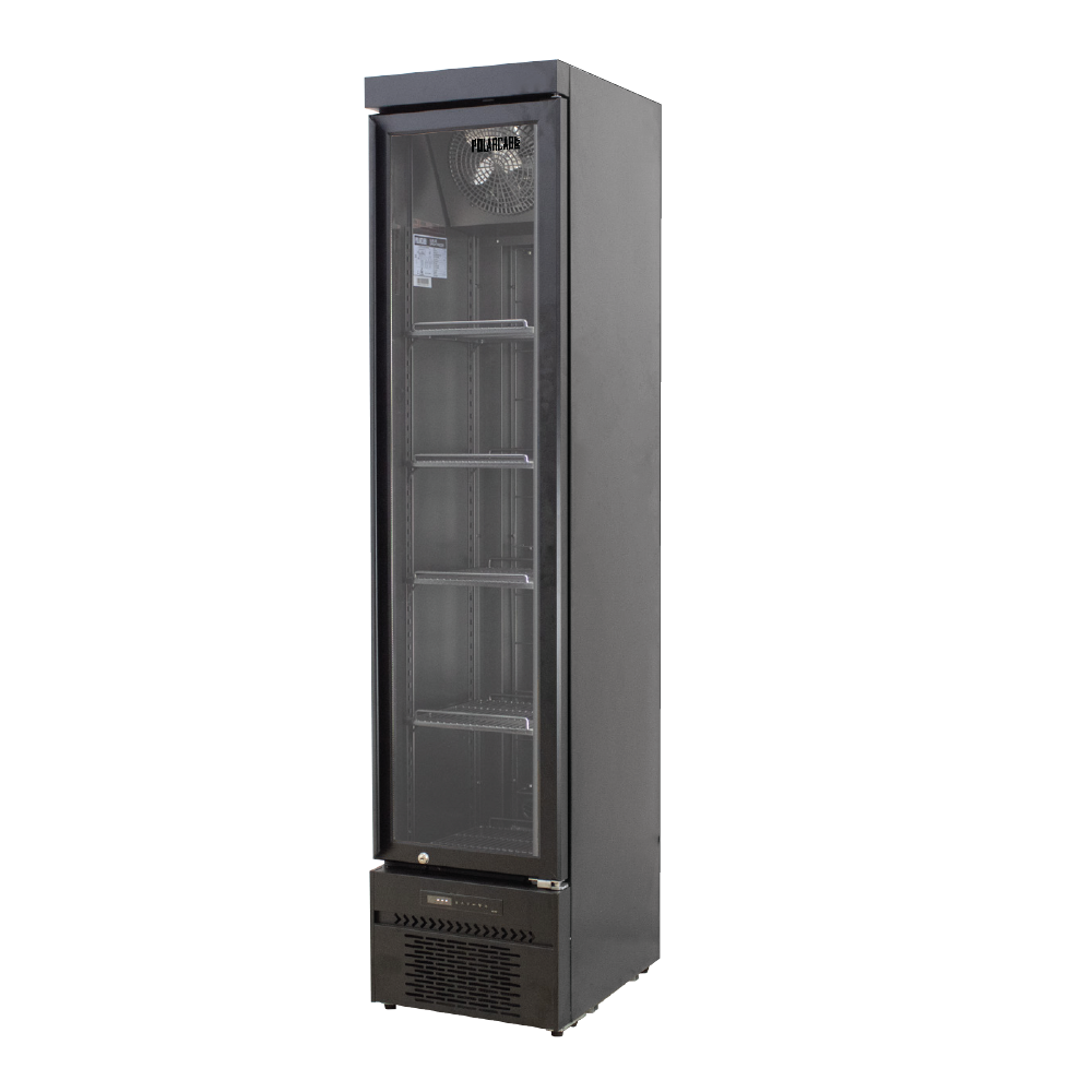 Upright freezer-Slim Line-PolarCab-Black