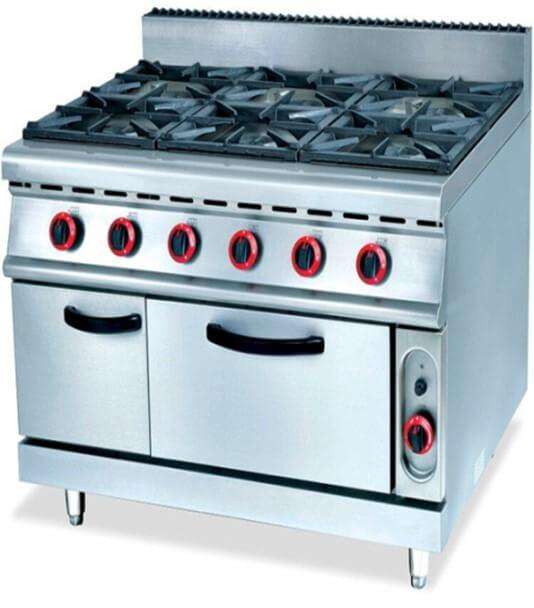 GATTO 6 Burner Stove w/ Gas Oven - 700 Range