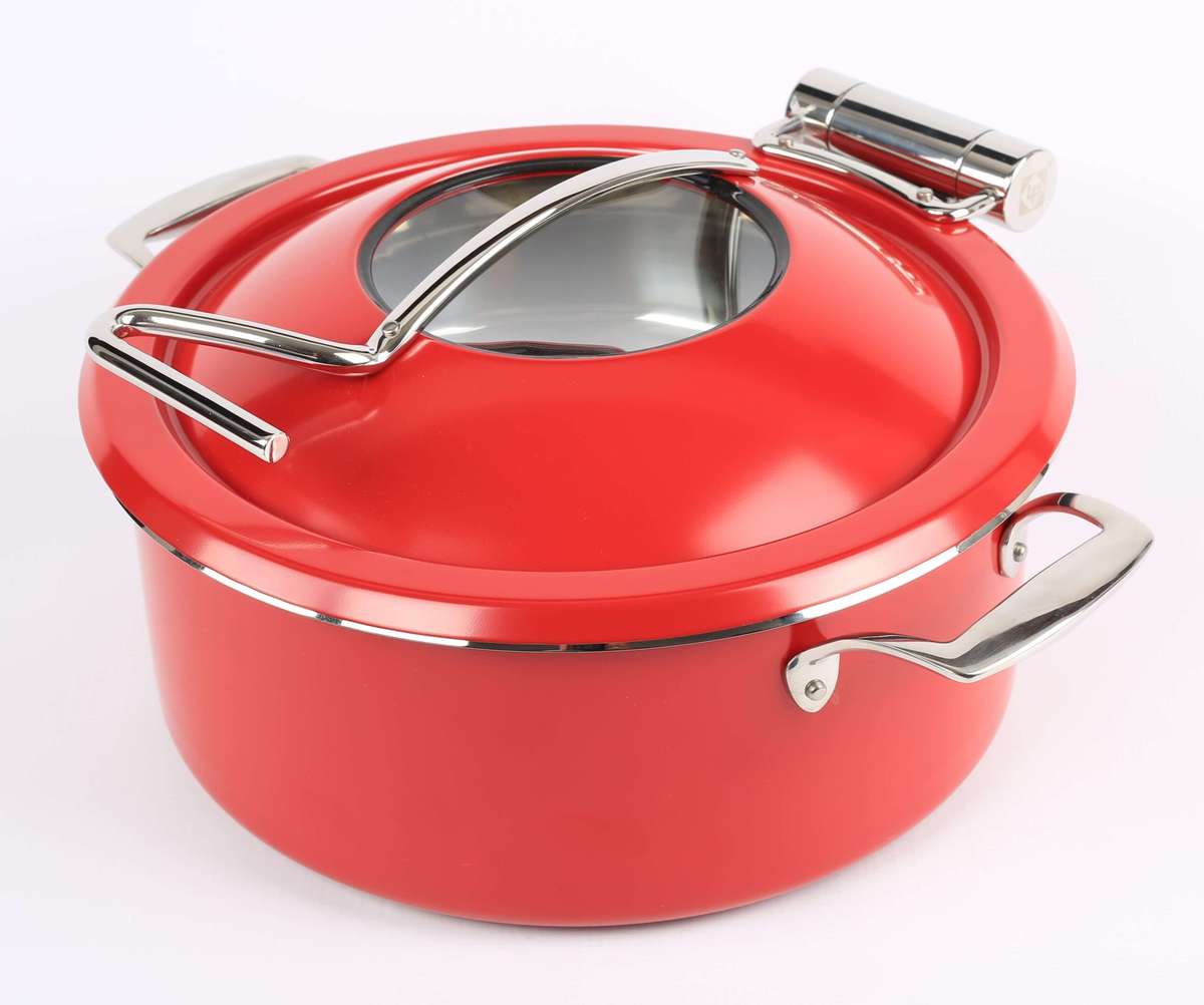 BUFFET POT  RED  INDUCTION