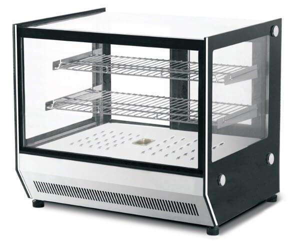 PACIFIC Square Glass Heated Display Table Model - 660mm