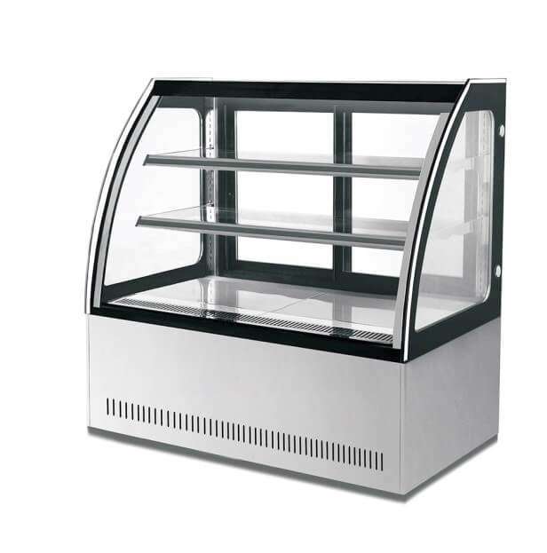 PACIFIC 1800mm Curved Glass Cold Display Refrigerator - 2 Shelf