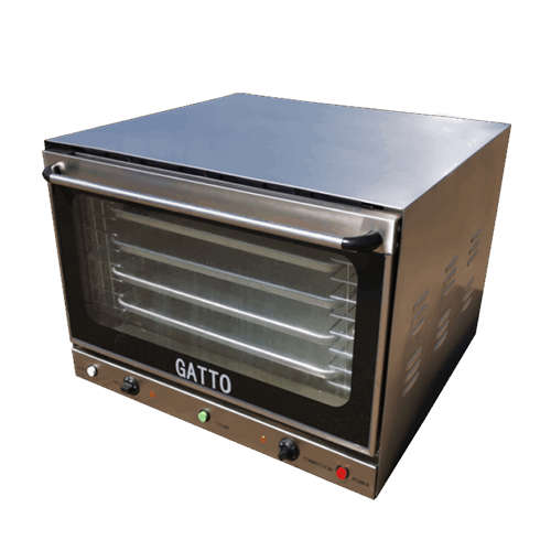 GATTO 4 Pan Convection Oven w/ Manual Steam Injection - Pan Size 600x40mm