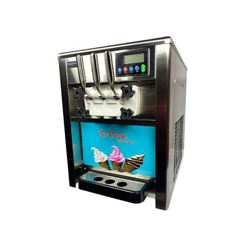 PACIFIC Ice Cream Machine w/ Pre-Cooling Table Model 2 Flavor + Mix MQ-L20AN-PC