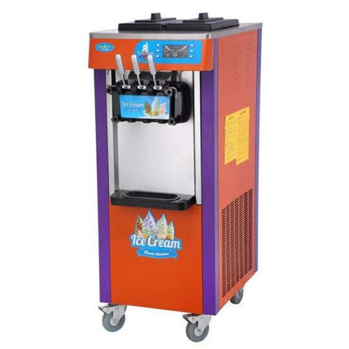 PACIFIC Soft Serve Ice Cream Machine - 2 Flavor + Mix - Floor Model MQ-L20N
