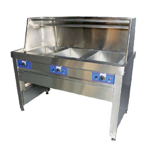 3 x 20lt Deluxe Fryer 3 x 6KW 380 V Floor Model