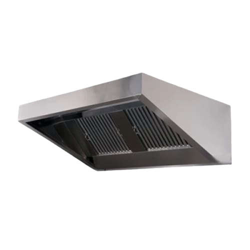 Galvanized Flat Back Canopy with Filters 3m