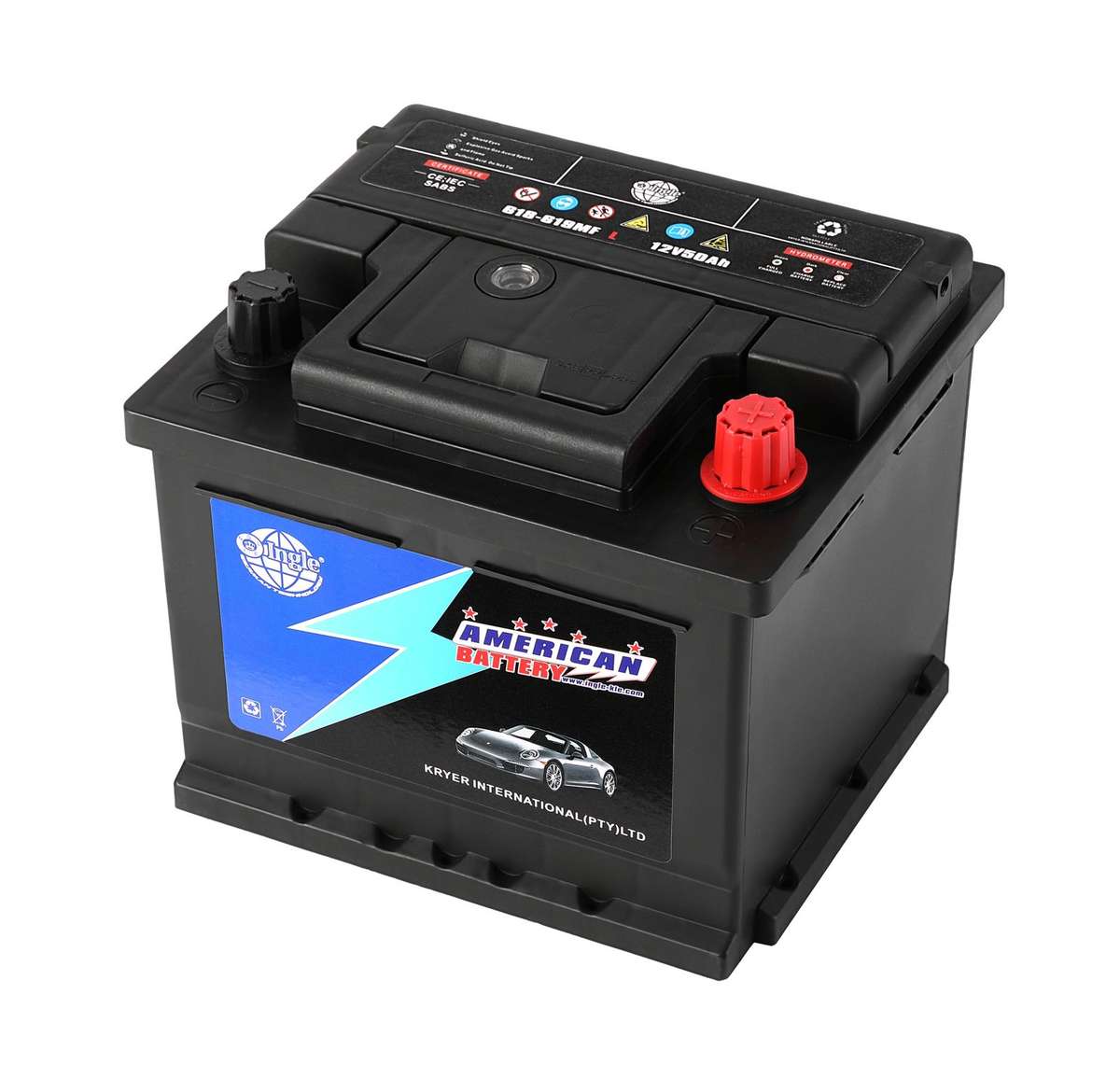 Ingle 618-619MFL 12v 50ah Car battery