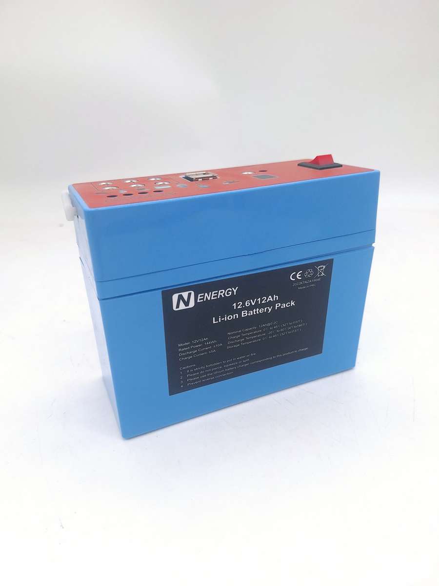 N Energy 12.6v 12ah Li-Ion Battery Pack
