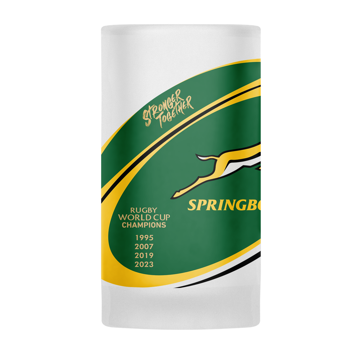 SPRINGBOKS Rugby CHAMPIONS Frosted Beer Mug