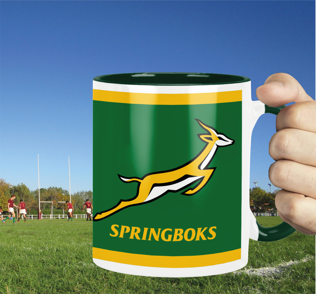 SPRINGBOKS Rugby RWC CHAMPIONS Coffee Mug