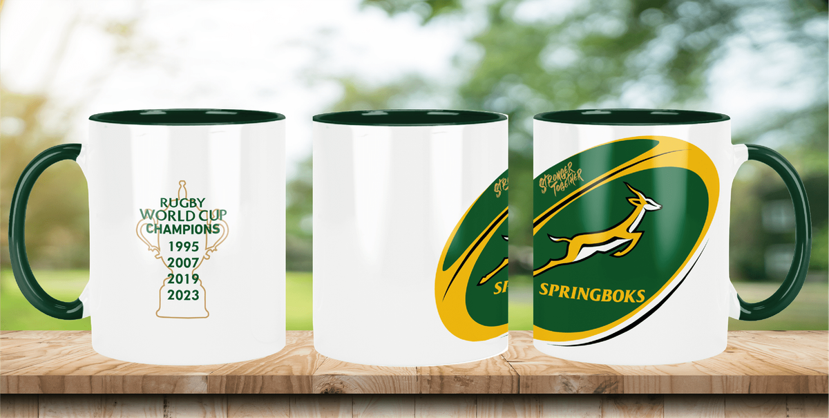 SPRINGBOKS Rugby CHAMPIONS Coffee Mug