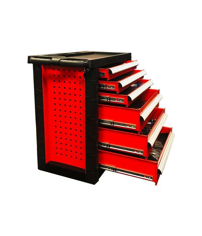 Hand Tool Set / Mechanics Tool Trolley Set Including 200 Pieces - Tool Cart