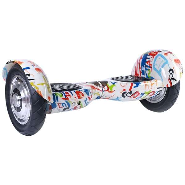 Hoverboard 10.5 graffiti white-off-road